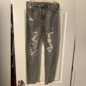 American Eagle super hi rise Jeggings